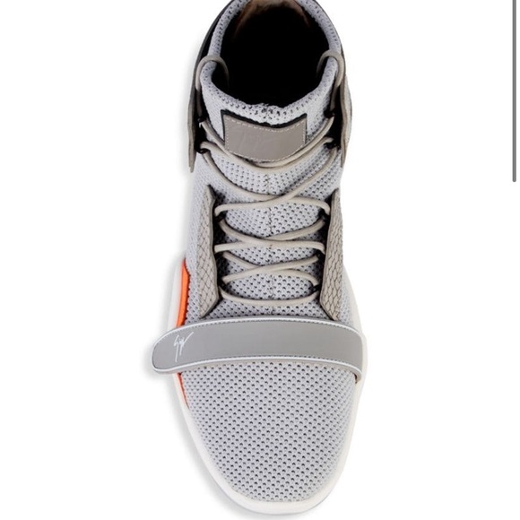 giuseppe zanotti NIB croc & mesh hightops - Picture 8 of 11